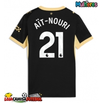 Camisa de Futebol Manchester City Rayan Ait-Nouri #21 Equipamento Secundário Mulheres 2026-27 Manga Curta